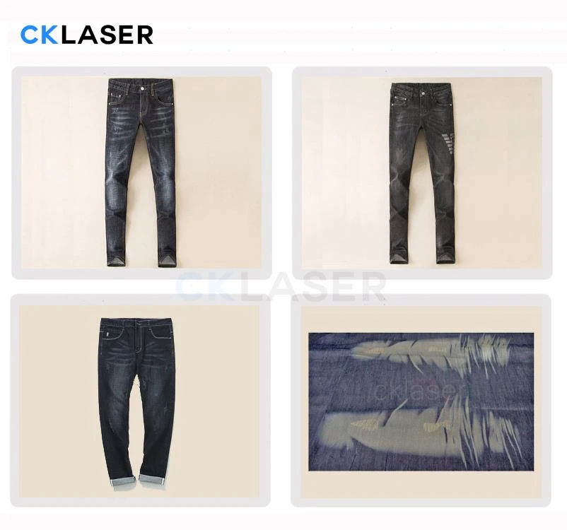 Veľkoformátový denim jeansový laserový značkovací stroj