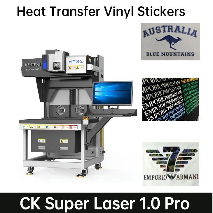 CK Super CO2 Laserový stroj pre vinylové označenie kiss rezanie